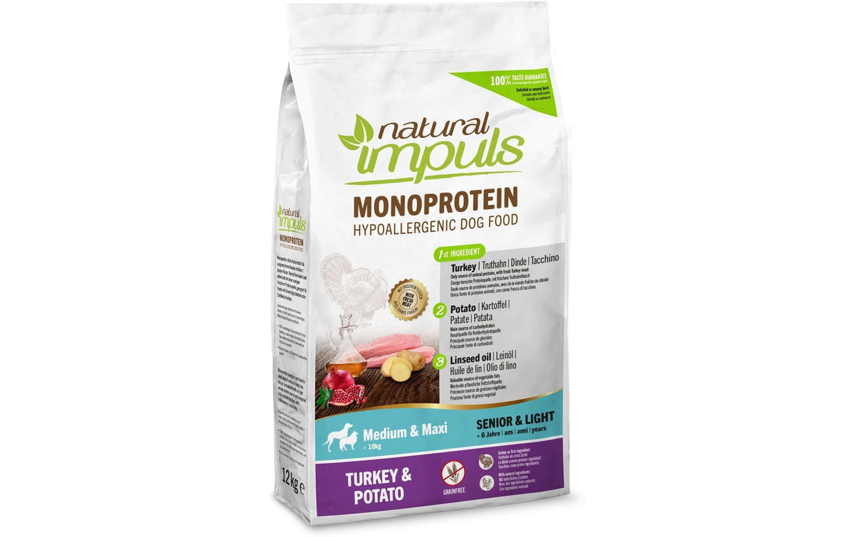Natural Impuls Sen Med/Max Truthahn 12 Kg