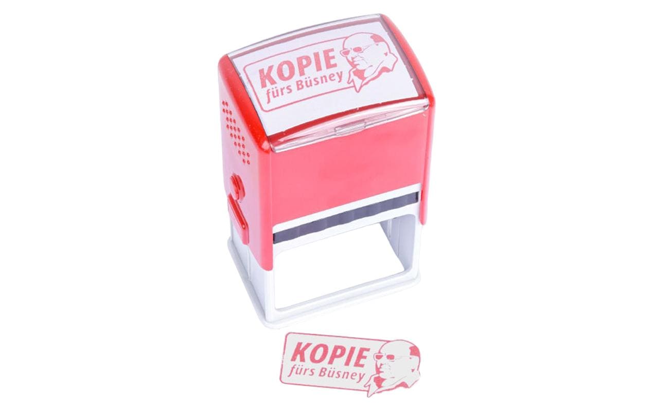 SwissMeme Stempel Büsney, Kopie