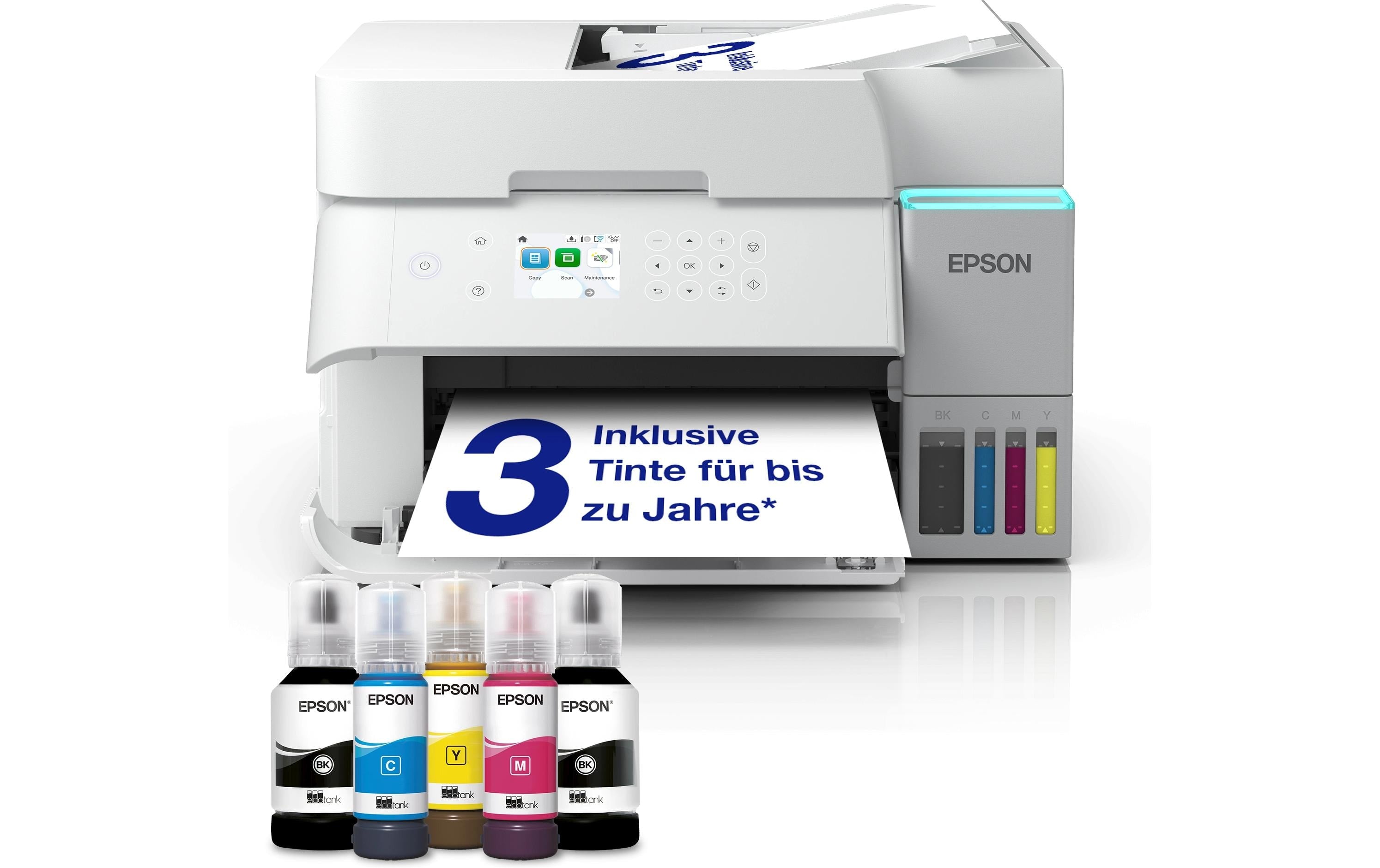 Epson Ecotank ET-3956 weiss A4,Wi-Fi, 4800 x 1200