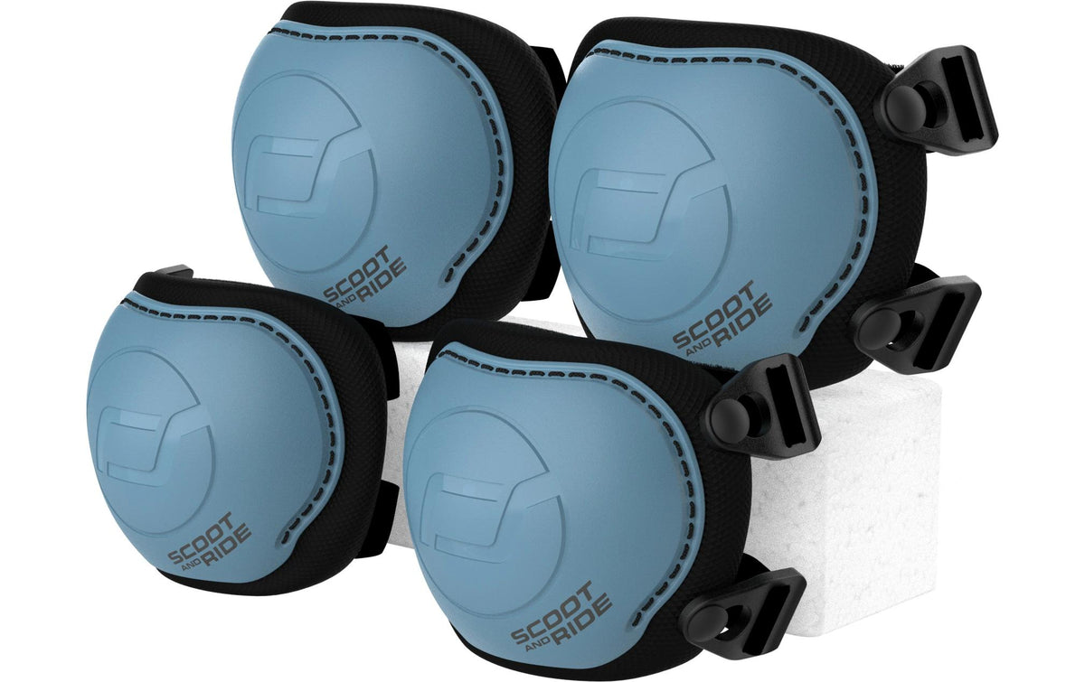 Scoot & Ride Schoner Set S Sicherheit, Steel