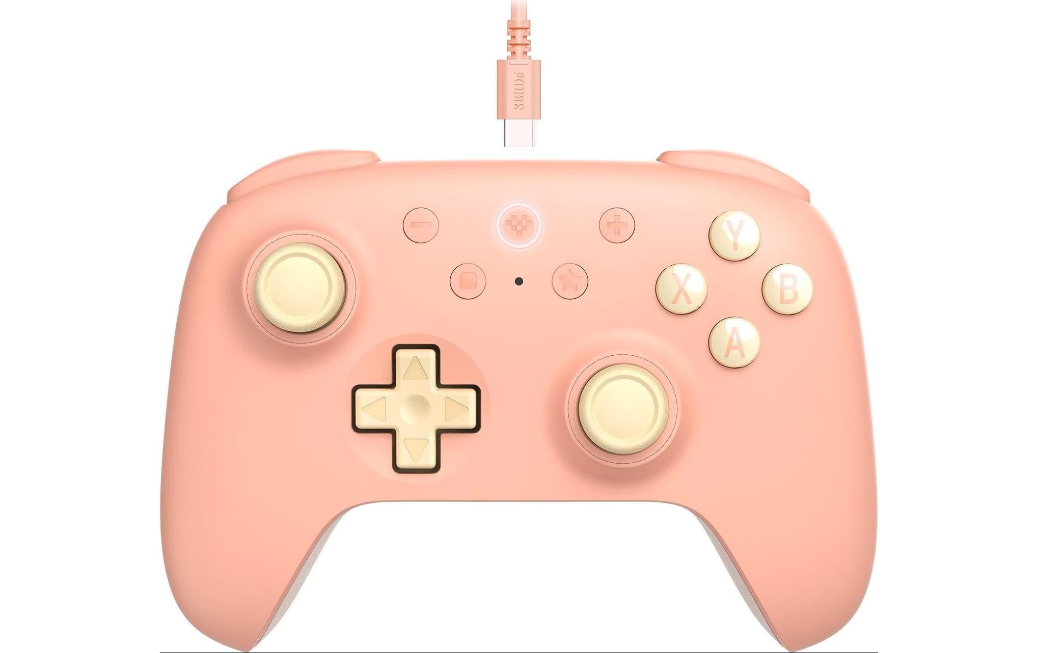 8BitDo Ultimate 2C Wired Controller peach Wired, PC/Mobile