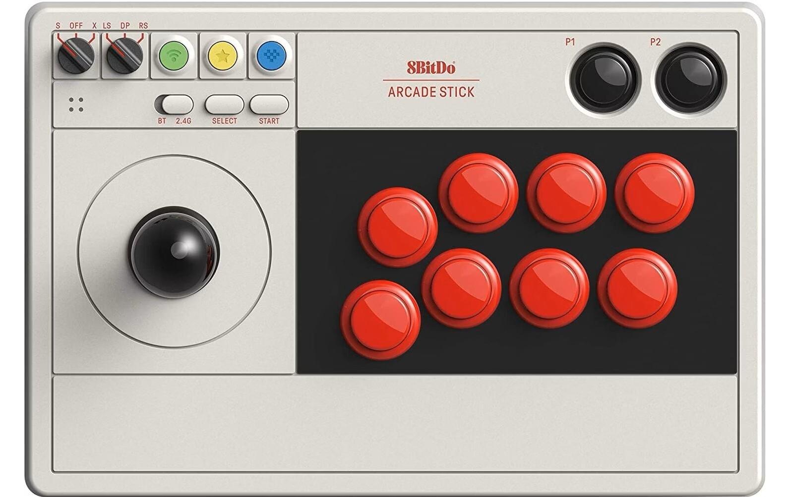 8BitDo Arcade Stick gray Wireless, Switch/Switch2/PC