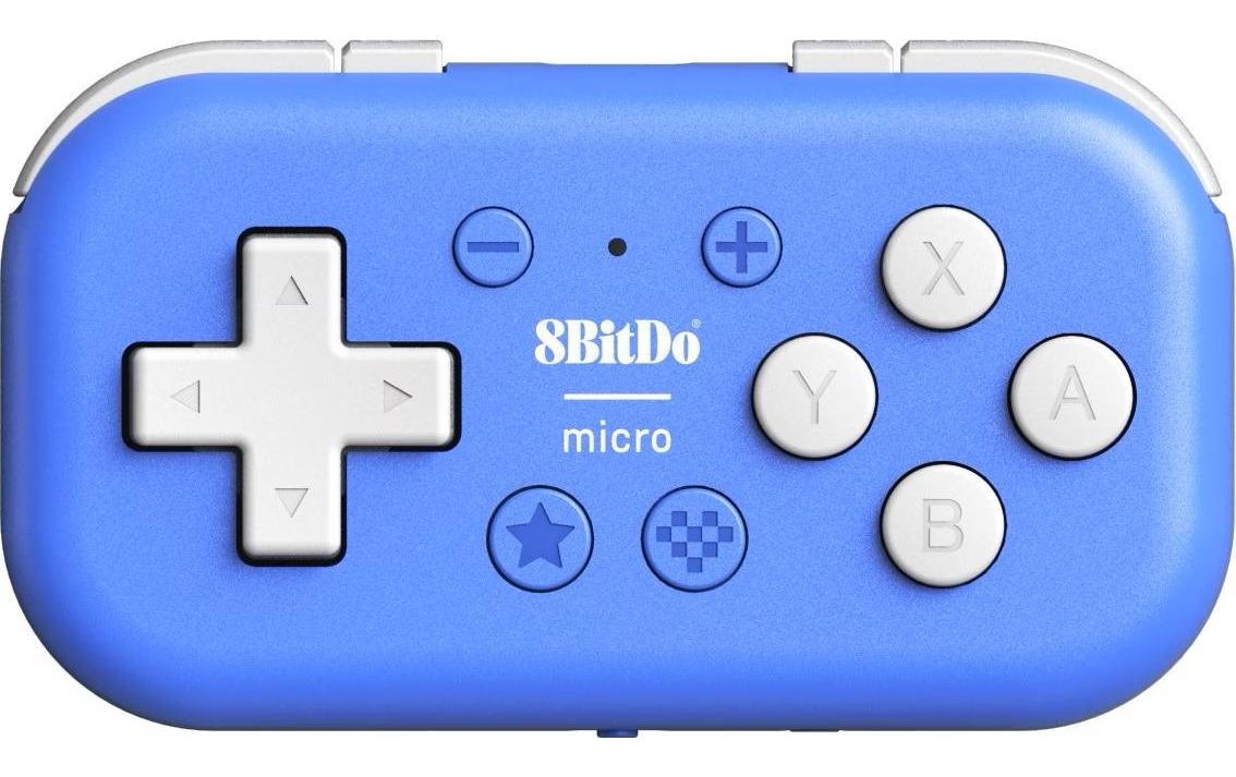 8BitDo Micro Gamepad Wireless blue Wireless, Switch/Switch2/PC/Mobile