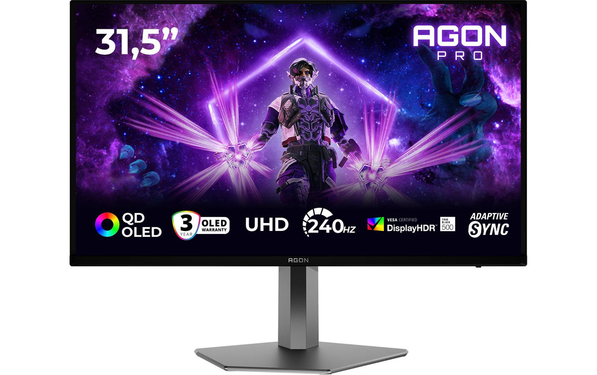 AOC Monitor AG326UZD2, 3840x2160 240Hz 32" OLED HDMI, DP, PD65W, HV, Speakers