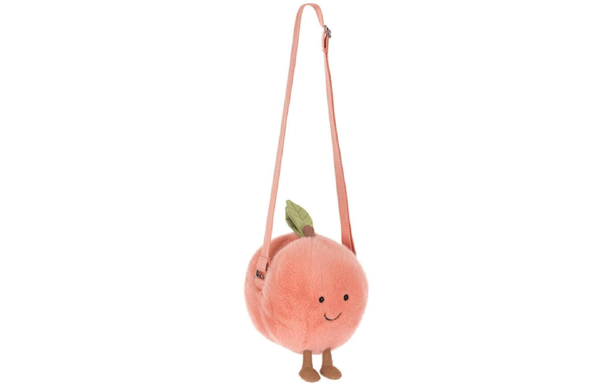 JellyCat Amuseables Peach Shoulder Bag Orange