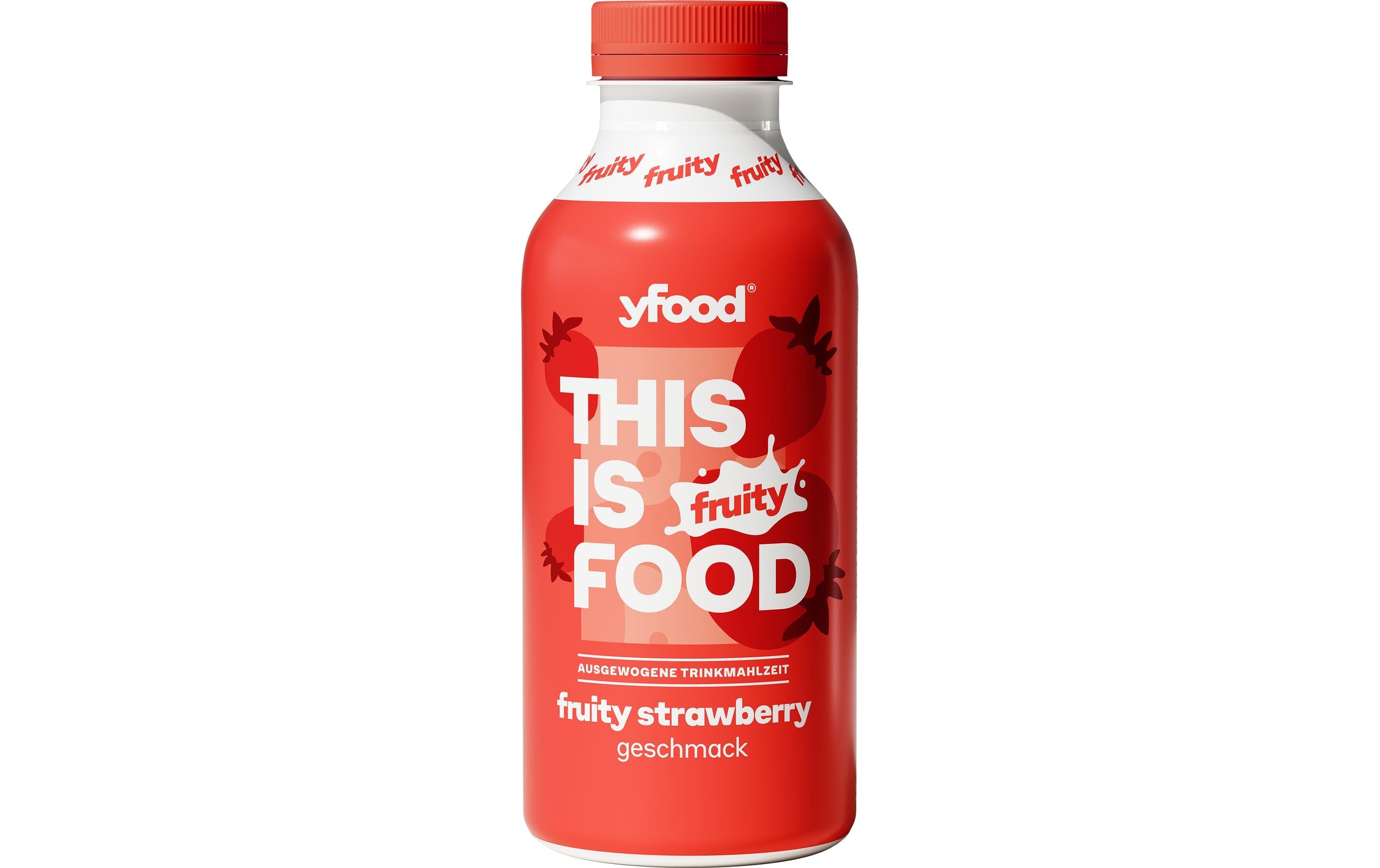YFood Trinkmahlzeit Fruity Strawberry 500ml