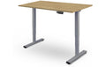 Contini Tisch höhenverstellbar Eiche Tischplatte 1.8x 0.8 m, Gestell grau