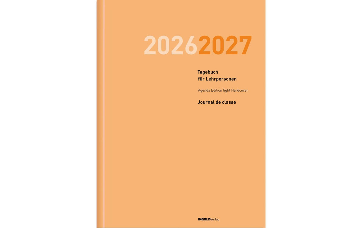 Ingold Agenda Edition light Hardcov 2026/27 Hardcover, mit Datum, ohne Verzeichnis
