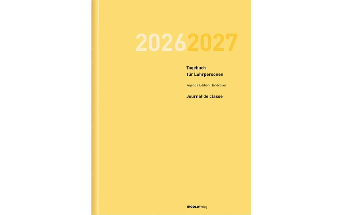 Ingold Agenda Edition Hardcover 2026/27 Hardcover, mit Datum mit Verzeichnis