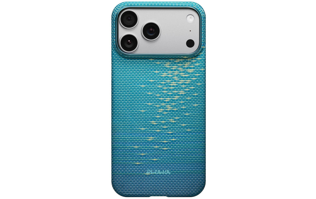 Pitaka Aramid Case Ultra-Slim iPhone 17 Pro Max, Lucid Blue, MagSafe