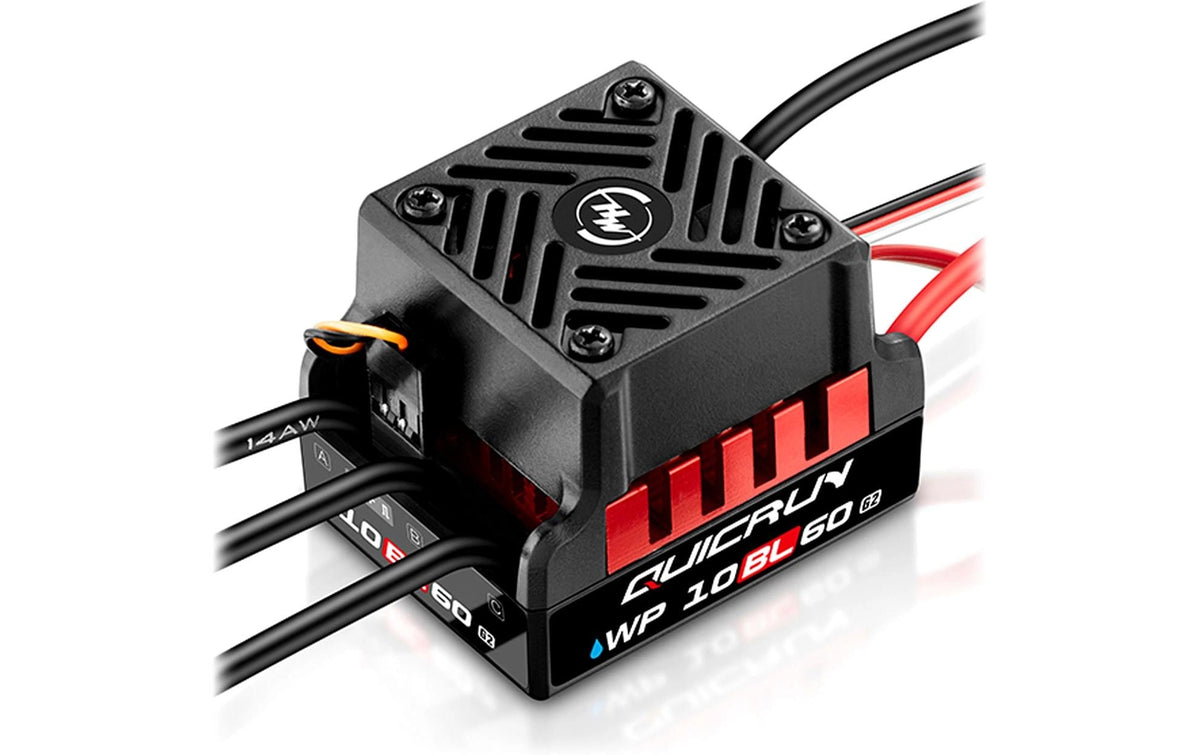 Hobbywing QuicRun WP10BL60 G2 Brushless Regler 60A 2-3s für 1:10