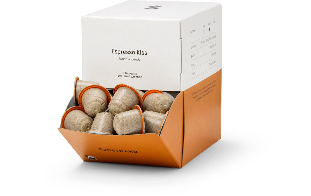 Sjörstrand Kaffeekapseln Espresso Kiss 100 Stück