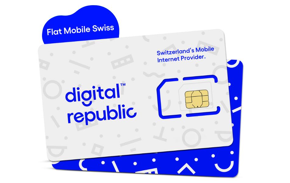 Flat Mobile Swiss 365 Tage 2 GB Roaming EU/USA/UK