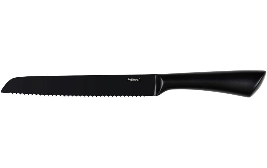 Wenko Brotmesser Ace Grösse: 3 x 4 x 34 cm, Schwarz