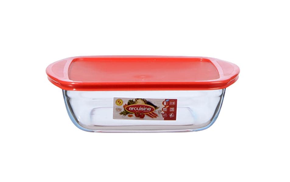 O-Cuisine Auflaufform mit Deckel 25 x 22 cm