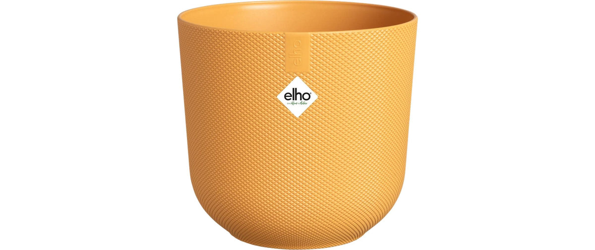 Elho Blumentopf Jazz rund mini 9cm amber gelb