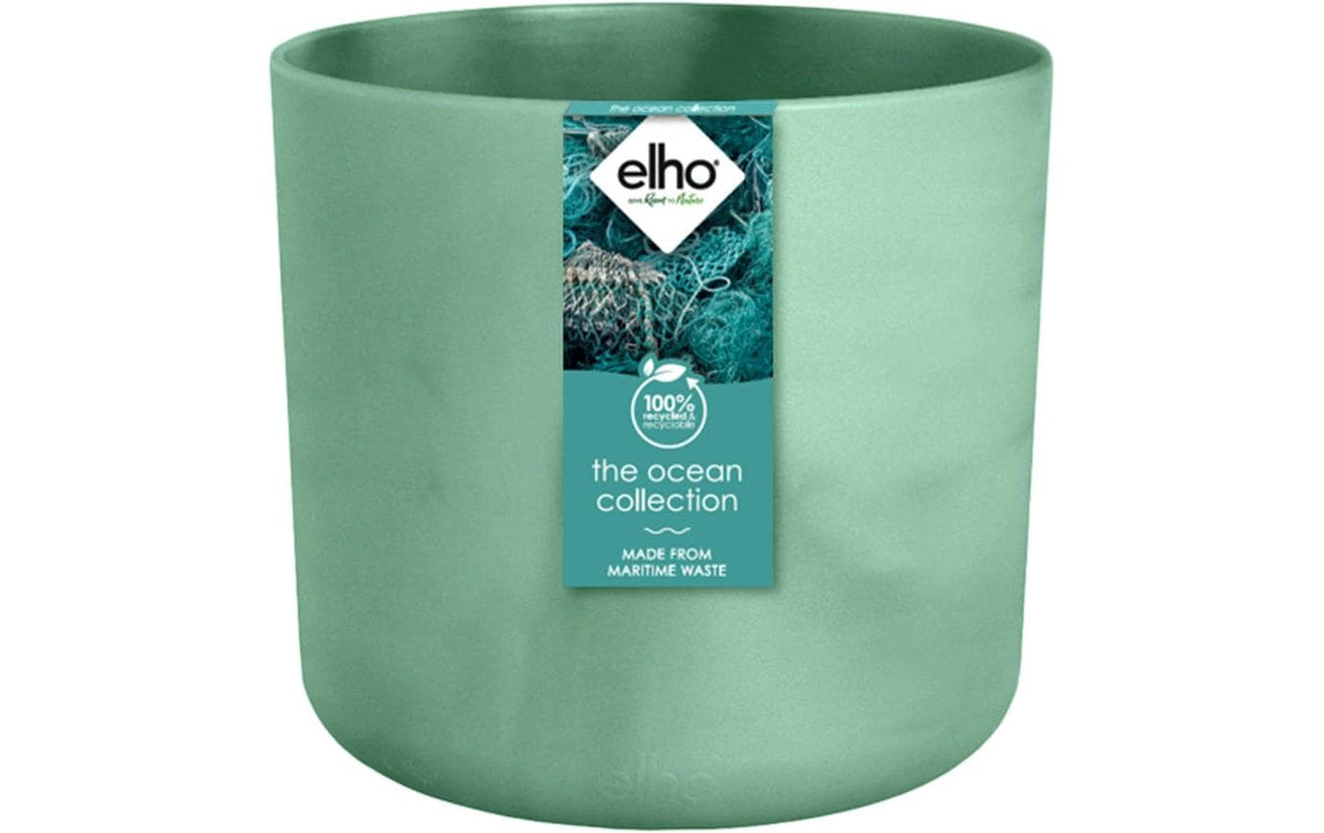 Elho Blumentopf the ocean coll. rund 16cm pazifikgrün
