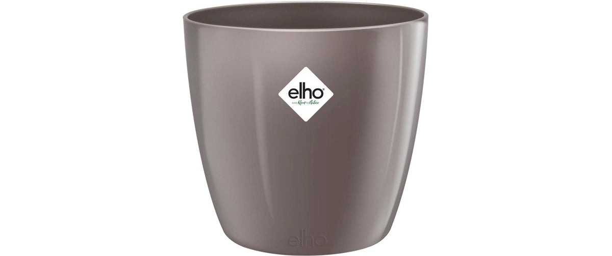 Elho Blumentiopf Brussels Diamond rund 14cm oyster pearl