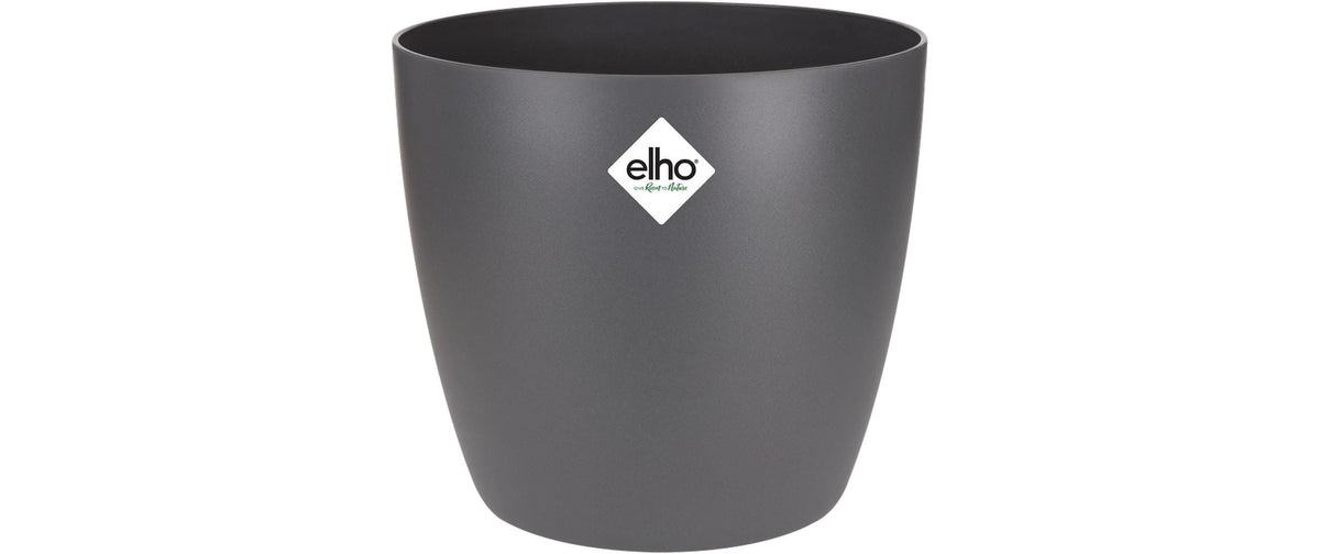 Elho Blumentopf Brussels rund 20 cm anthrazit