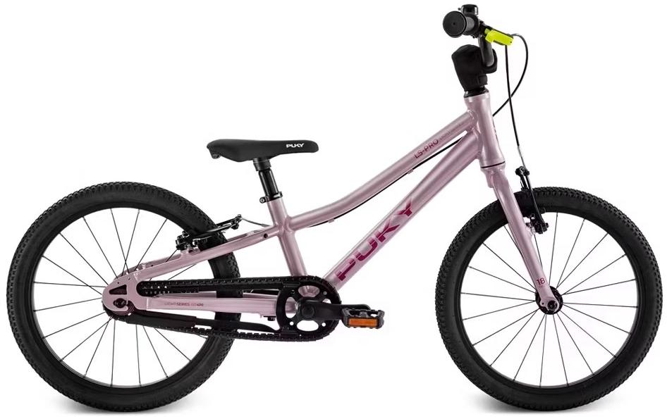 PUKY LS-PRO 18" Alu-Kinderfahrrad Kindervelo pearl pink/anthracite