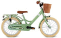 PUKY YOUKE 16" CLASSIC Alu-Fahrrad Kindervelo retro green, Rücktrittbremse