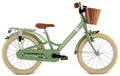 PUKY YOUKE 18" CLASSIC Alu-Fahrrad Kindervelo retro green, Rücktrittbremse