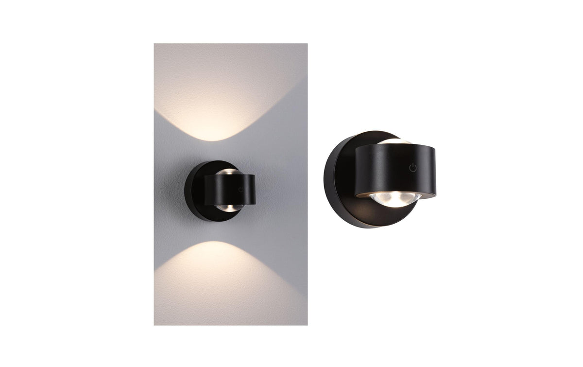 Paulmann LED Akkuwandleuchte Zorik IP44, dimmbar, 2700K, 100mm, sz