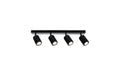 Paulmann Wandaufbauleuchte Spotlight Lirena GU10 max., 4-flammig, sz matt metall