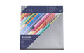 Artoz Couvert Mosaic quadratisch 90 gm2, silber, 20  Stück, FSC
