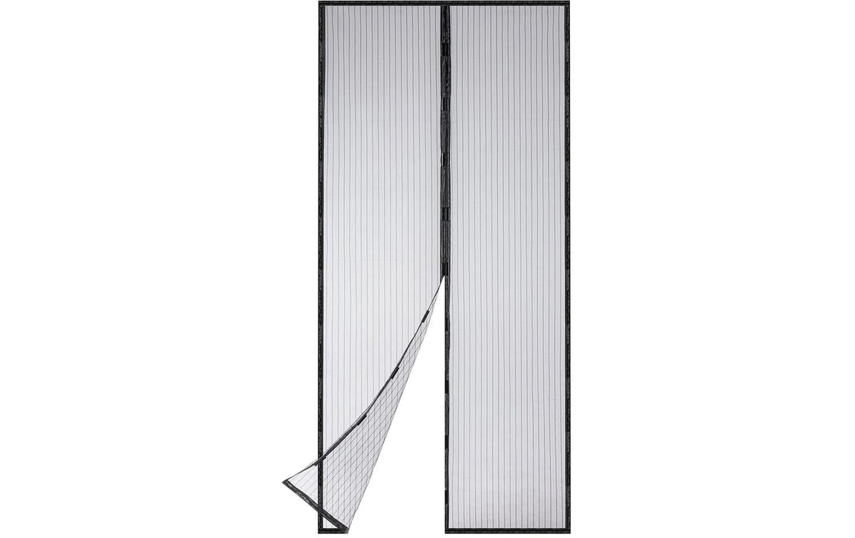 EASYmaxx Moskitonetz 100x210cm Magic Klick Schwarz