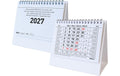 Biella Pultkalender 2027 Desktop Basic 14.8 x 10.5 cm, 1 Monat pro Seite