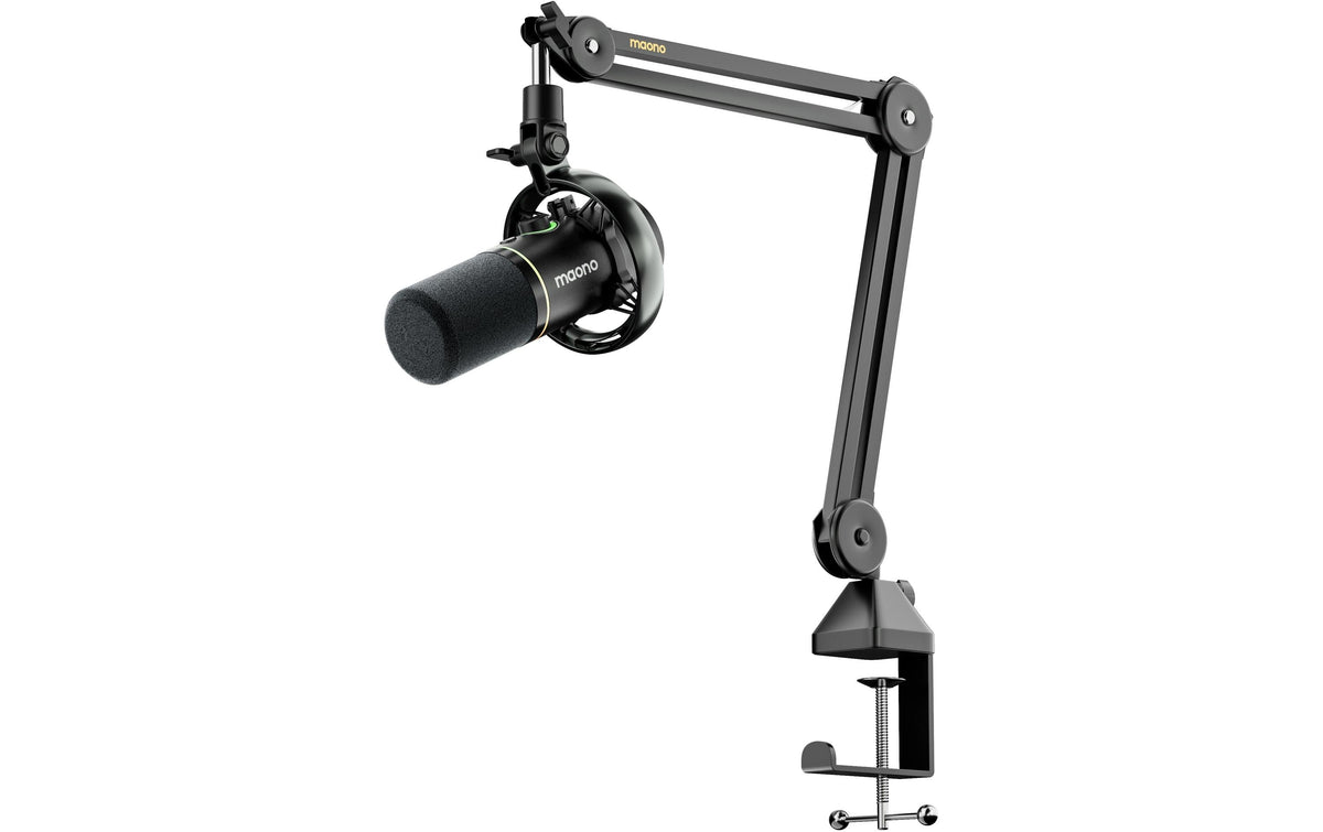 Maono Mikrofon PD200WS Schwarz USB, XLR, Wireless, inkl. Boom Arm