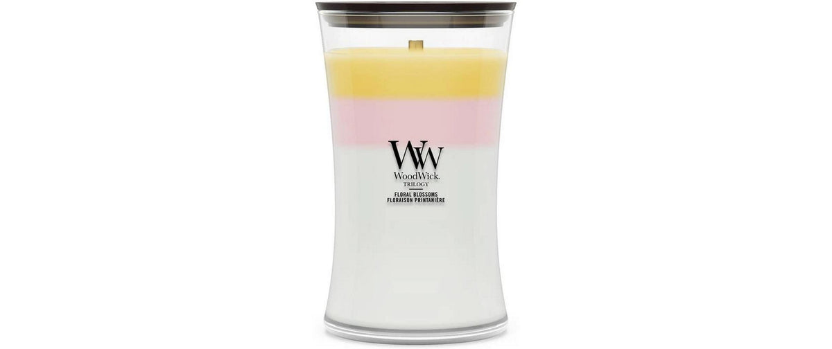Woodwick Floral Blossoms Trilogy Large Jar
