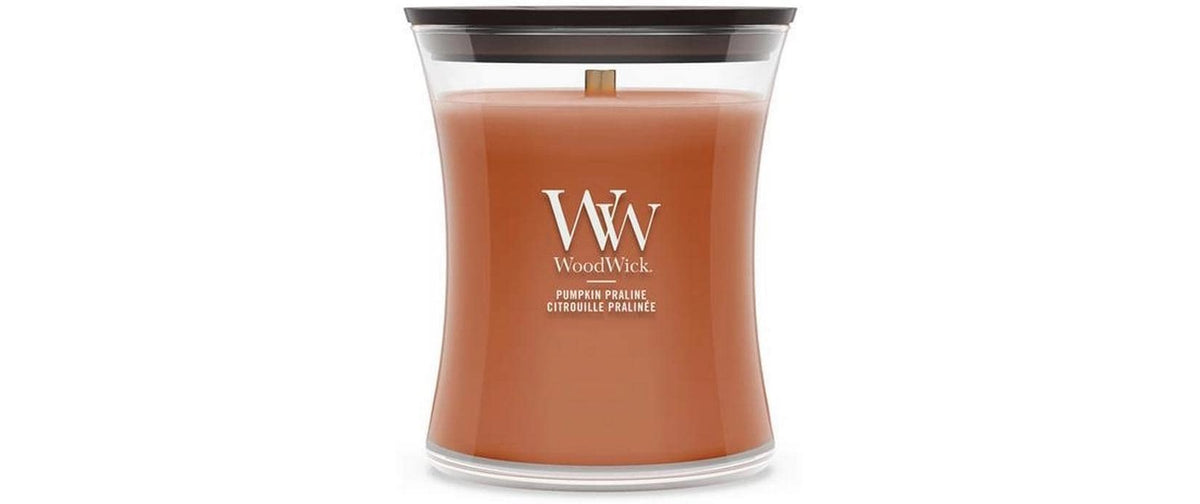 Woodwick Pumpkin Praline Medium Jar
