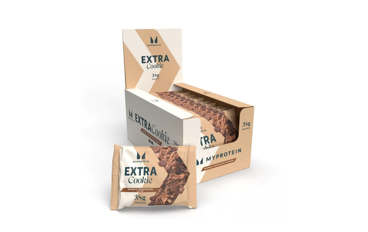 MyProtein XTRA Eiweiss-Cookie Double Chocolate Chip, Packung 12 Stk.