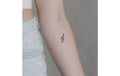minink Tattoo Violinschlüssel Grösse: S (1.0 cm x 2.8 cm)