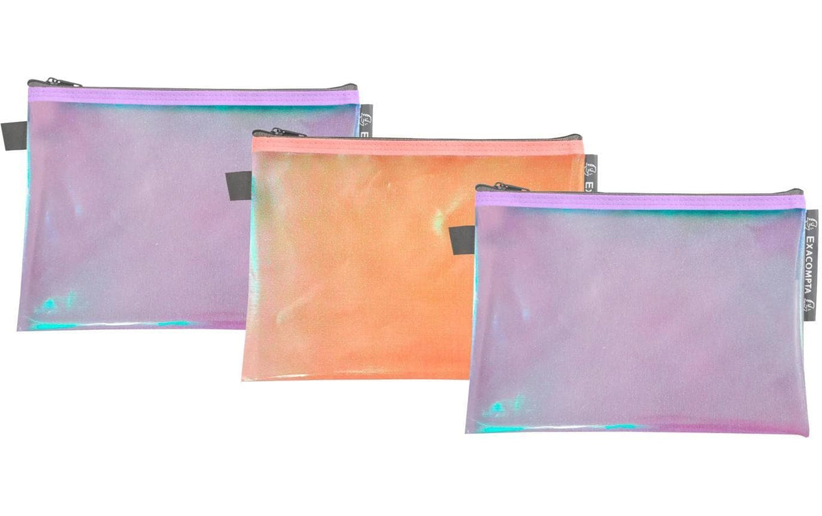Exacompta Etui Candy Tidy, A6 assortiert, recycling EVA, Glitzer-Effekt
