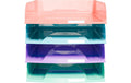 Exaco. Briefabla. Combo Styli Candy Tidy 4-er Set, Ablagefächer, recycling Kunsst.