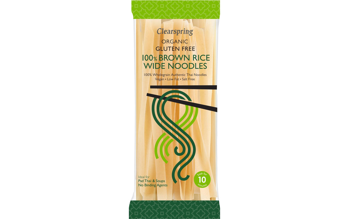 Organic 100% Braune Reisnudeln breit 200 g
