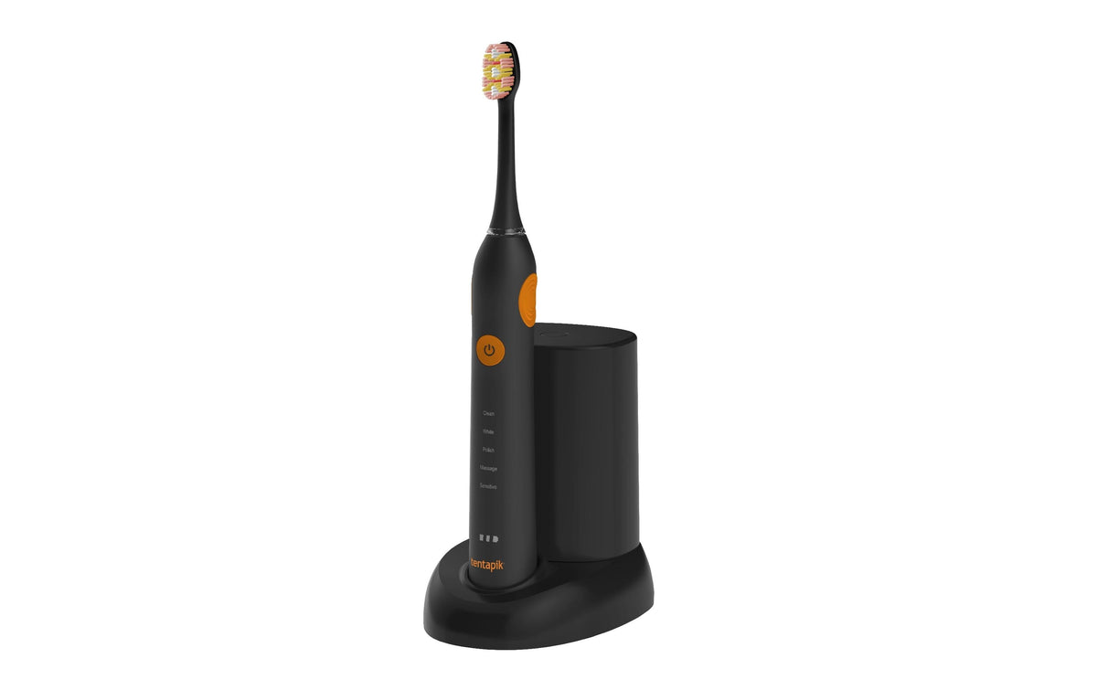 Tentapik Schallzahnbürste UV-Clean Black