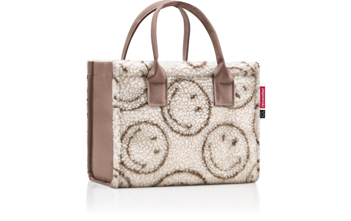 Reisenthel daily shopper XS smiley teddy chocolate