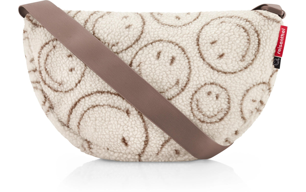 Reisenthel moonbag S smiley teddy chocolate