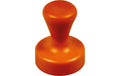 Berec Griffmagnet, orange, 2-er Set Kunststoff, Ø 17 mm, Neodym