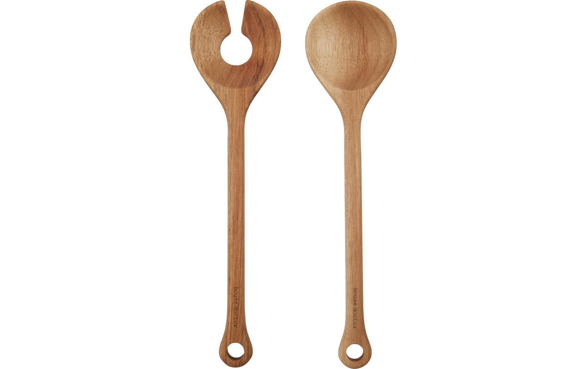 House Doctor Salatbesteck Eya, Natur 27.5x7 cm (LxB), Akazienholz