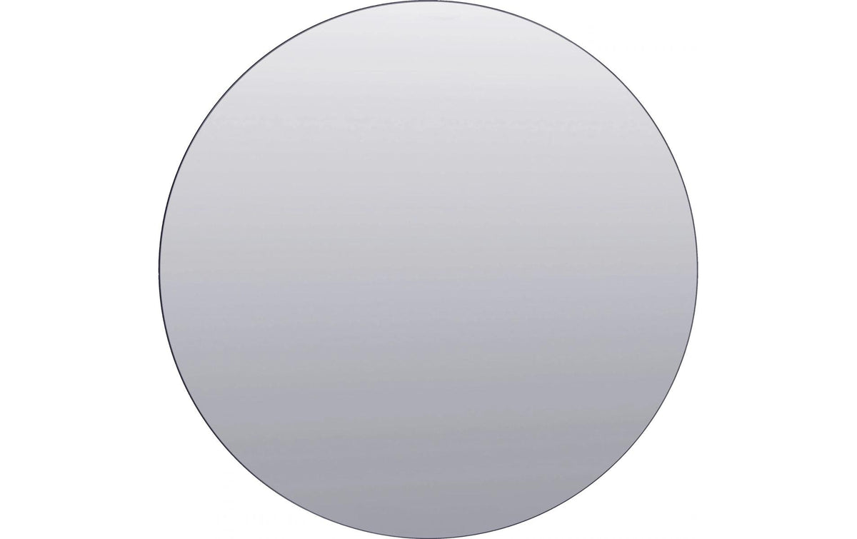 House Doctor Wandspiegel Walls, Grau D: 80 cm, Glas, MDF