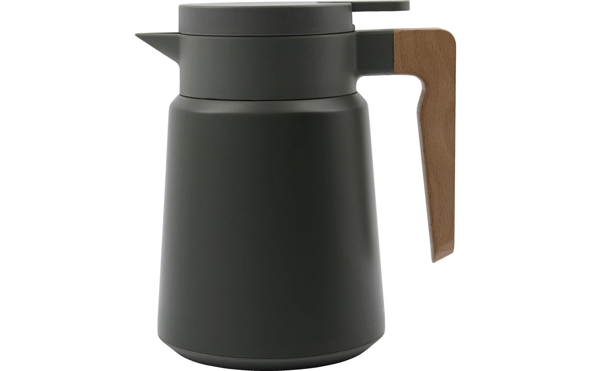 House Doctor Thermoskanne Cole, 1 Liter Grün, 20x8.45x13.5cm(HxBxL),Edelstahl,PP
