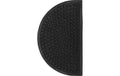 House Doctor Fussmatte Entry, Schwarz 75x45x0.8 cm (LxBxH), Rutschfest, PP, Gummi