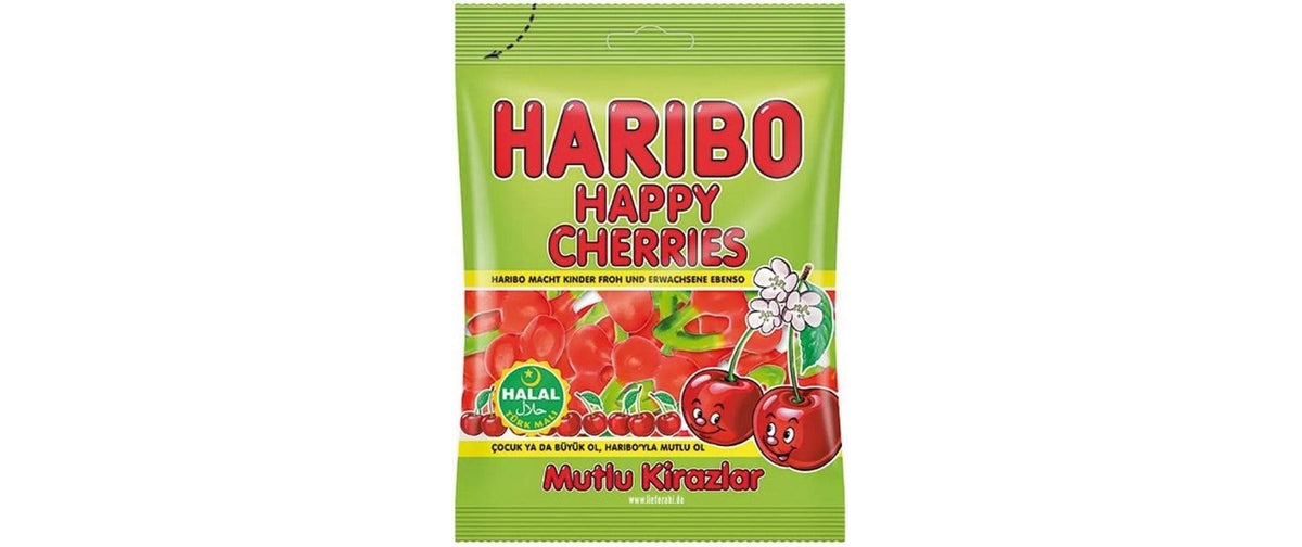 Haribo HALAL Happy Cherries/Mutlu Kirazlar 80 g