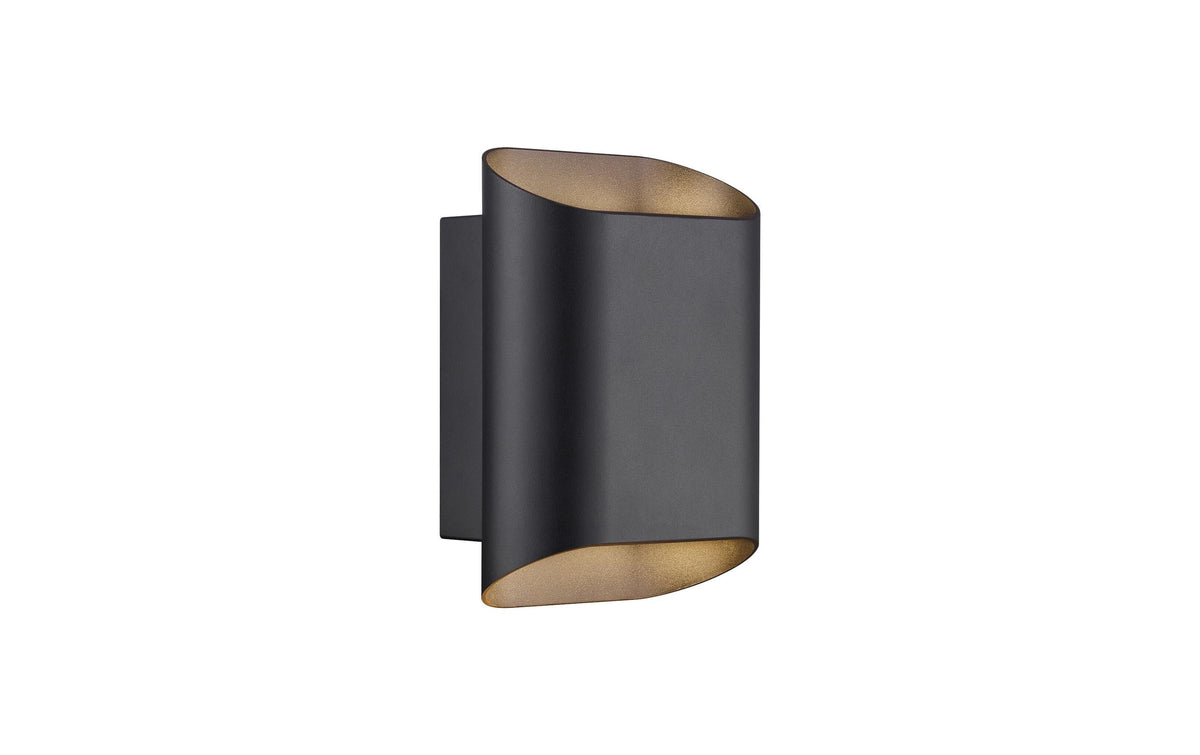 Nordlux Nico 22 Round Max Wandleuchte Schwarz