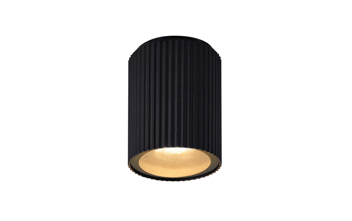 Nordlux Kyklop Ripple Deckenleuchte Schwarz